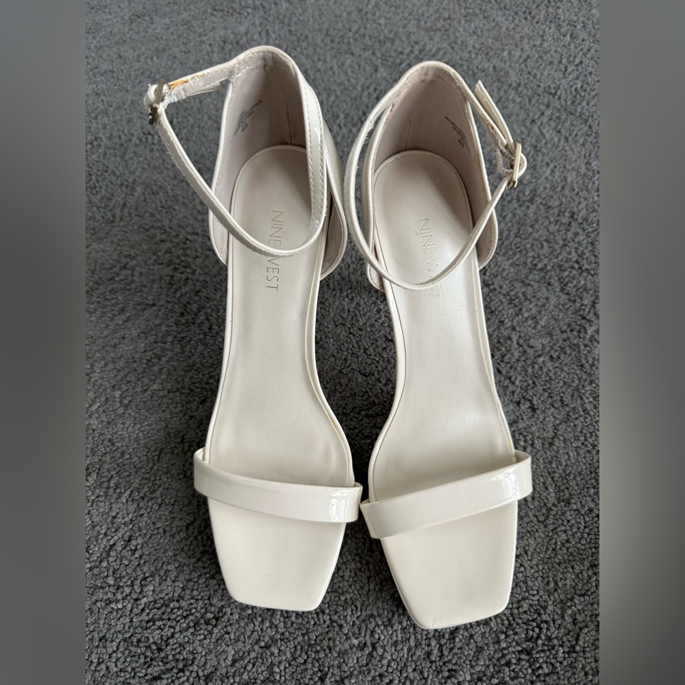 Nine West Ivory Strappy Heels